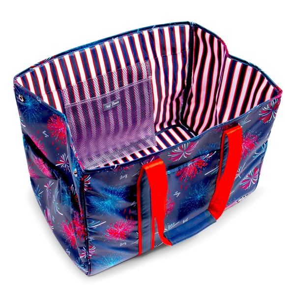 lug Handbags - NWT: LUG ROVER XL CARRY-ALL TOTE-FIREWORK NAVY